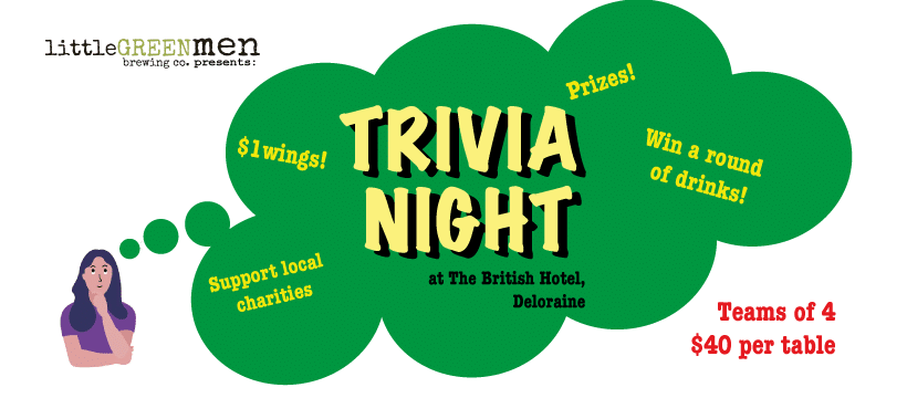 trivia night at the british hotel