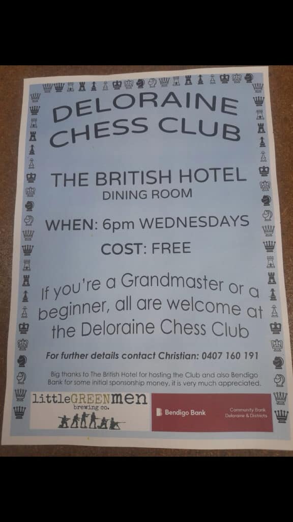 Deloraine Chess Club