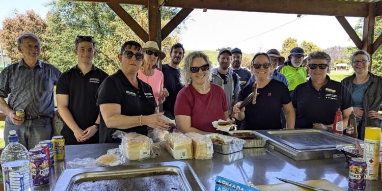 Wildwood January 2025 article at the barbeque after improving the wildwood matural flood mitigation