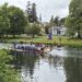 dragon boat racing on the Meander River