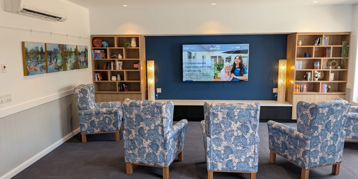 Kanangra’s Stage 2 lounge suite area is completed at Aged Care Deloraine.