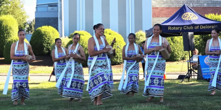 Pasifika and Timor Leste dancers at the 2025 event in Deloraine.