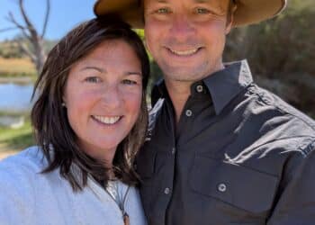 Bec Rundle and Paul Hallier of Lone Goose Farm