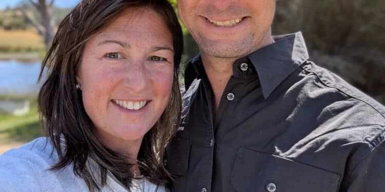 Bec Rundle and Paul Hallier of Lone Goose Farm