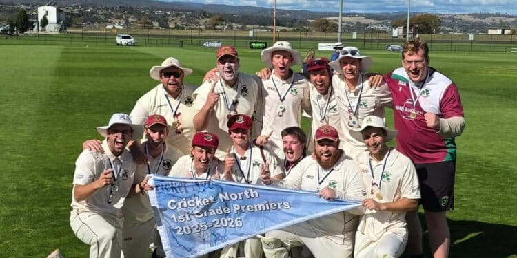 westbury shamrocks team wins the 1st grade cricket competition